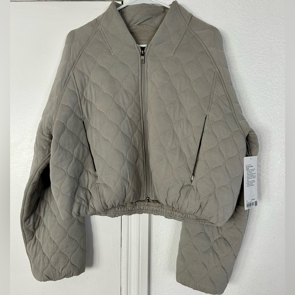 Lululemon Quilted Bomber Jacket NEW